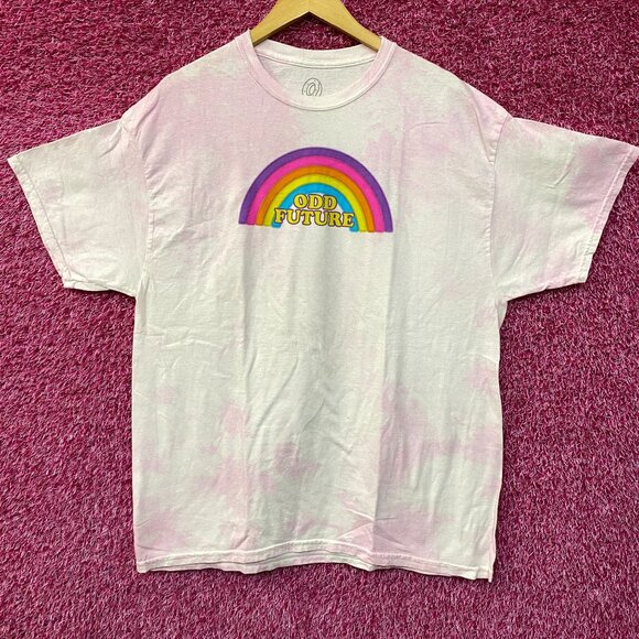 Odd Future Other - Odd Future Rainbow Pink Tie Dye Womens T Shirt Medium